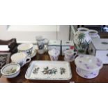 Ten various items of Portmeirion china, boxed & unboxed.