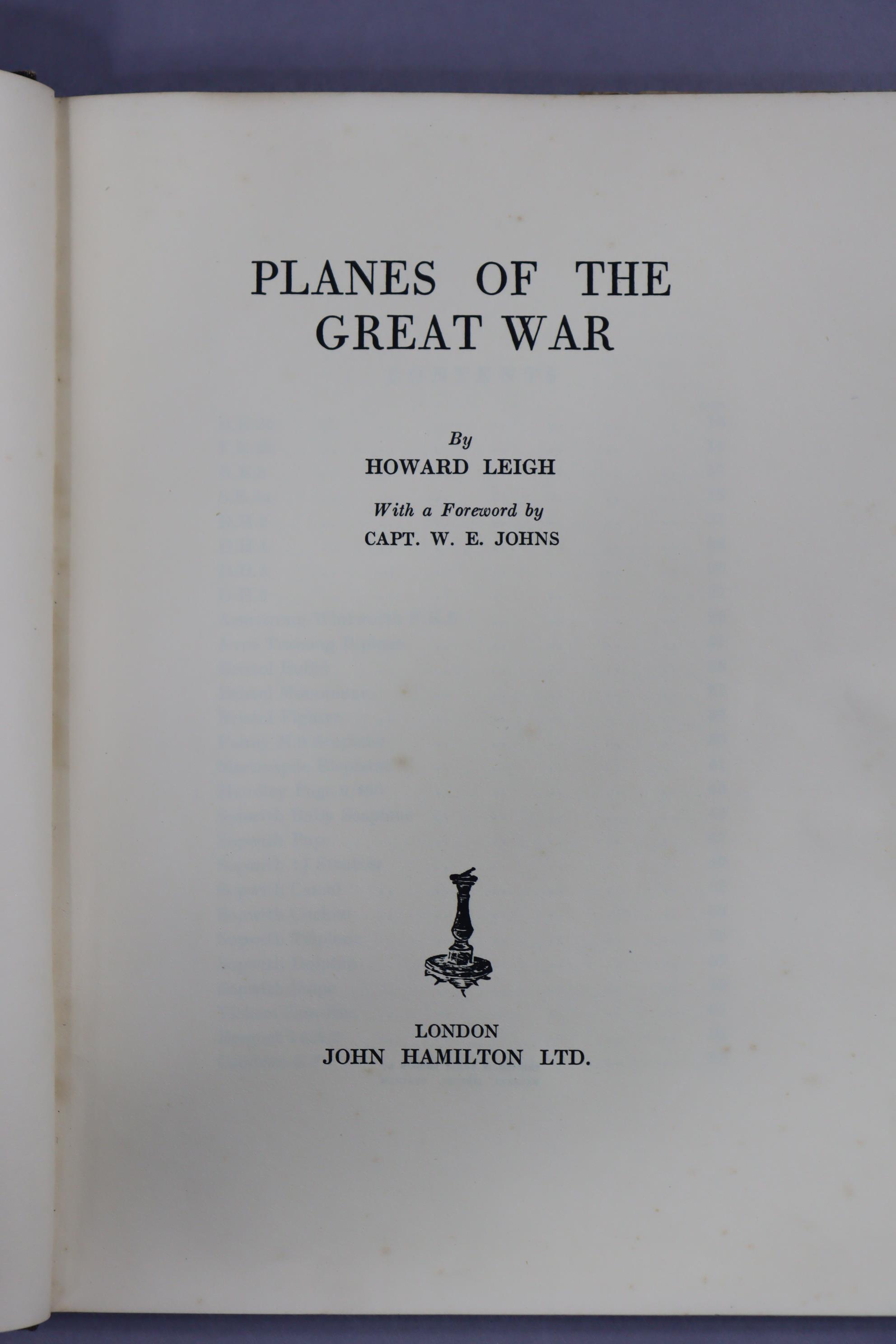 One volume “Planes of The Great War 1914-1918” by Howard Leigh; a Kodak “Brownie Flash II” box - Image 5 of 8