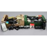 Various cameras & camera accessories.