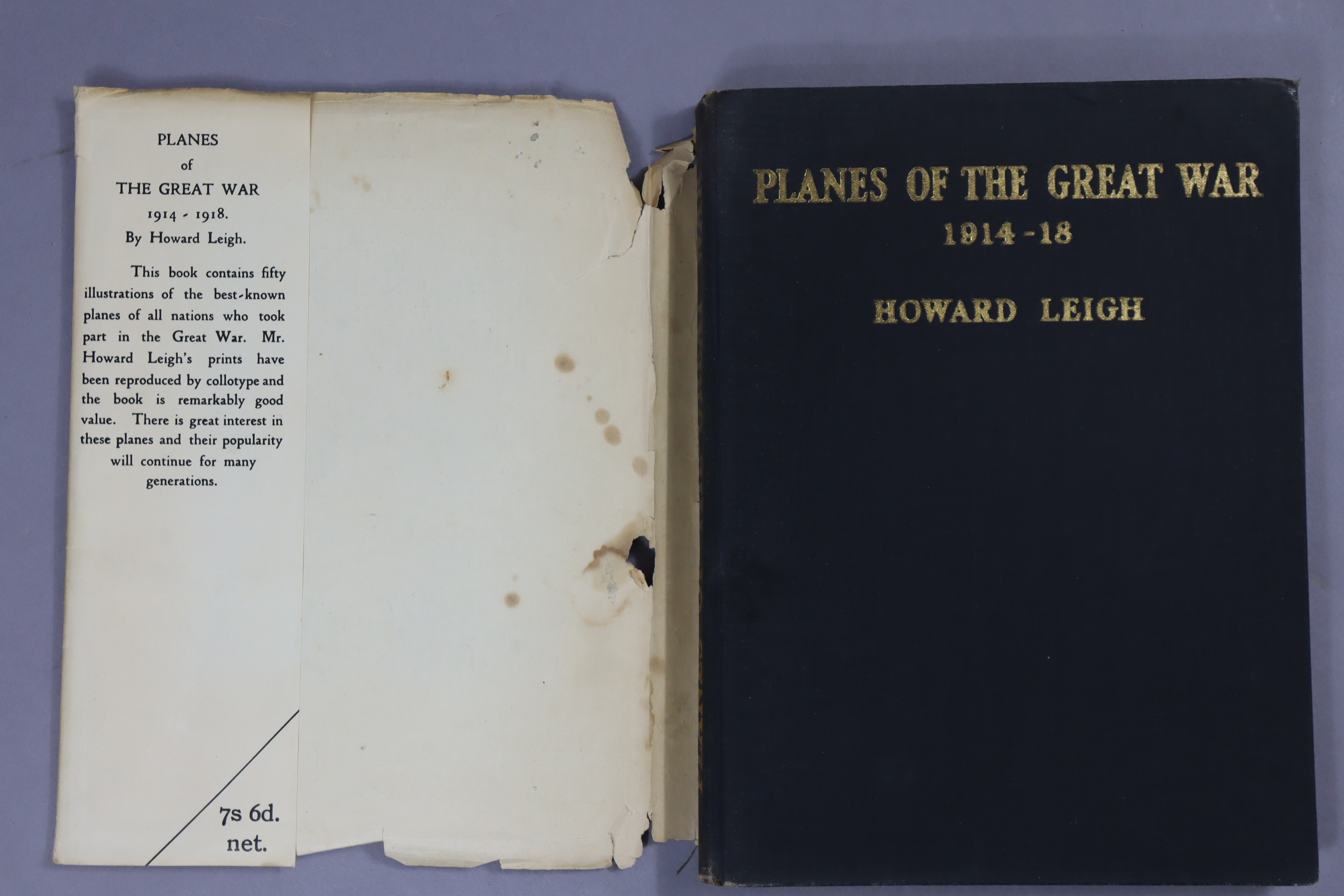 One volume “Planes of The Great War 1914-1918” by Howard Leigh; a Kodak “Brownie Flash II” box - Image 4 of 8