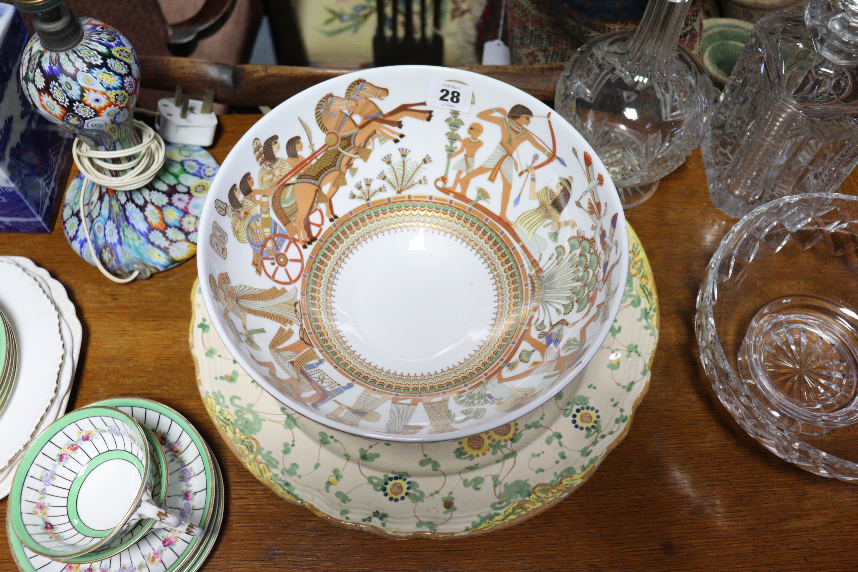 A Royal Crown Derby “Derby Posies” coffee pot; a Coalport pastille burner “The Parasol House”; two - Image 2 of 7