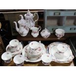 A Royal Albert bone china “Lavender Rose” twenty-five piece tea service, & various other items of