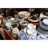 Thirty-four items of Hornsea pottery “Tapestry” dinner, tea, coffee, & kitchenware; together with