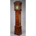 An 18th century longcase clock, the 9½” square brass & silvered dial inscribed “Tho. Cox,
