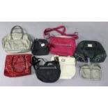 Eight various handbags by Lipsey, Antler, & others