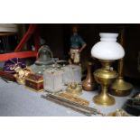 Various items of metalware, etc.