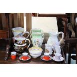 Various items of royal commemorative china, & various other decorative ornaments, part w.a.f.