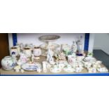 Various items of decorative china & pottery, part w.a.f.