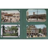 An album of approximately three hundred postcards, early-mid 20th century – British views,