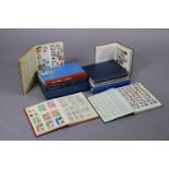 An extensive collection of GB stamps, mostly un-mounted, mint & used, in 12 various stock-books/