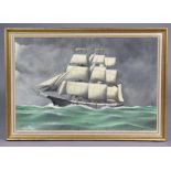 J. D. WELSH (late 19th/early 20th century) Sail, Sea & Sky, The American Packet Vessel “