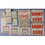 A collection of vintage LNER railway wagon labels, circa 1920s/30s.