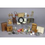 Various items of doll’s house furniture & effects.