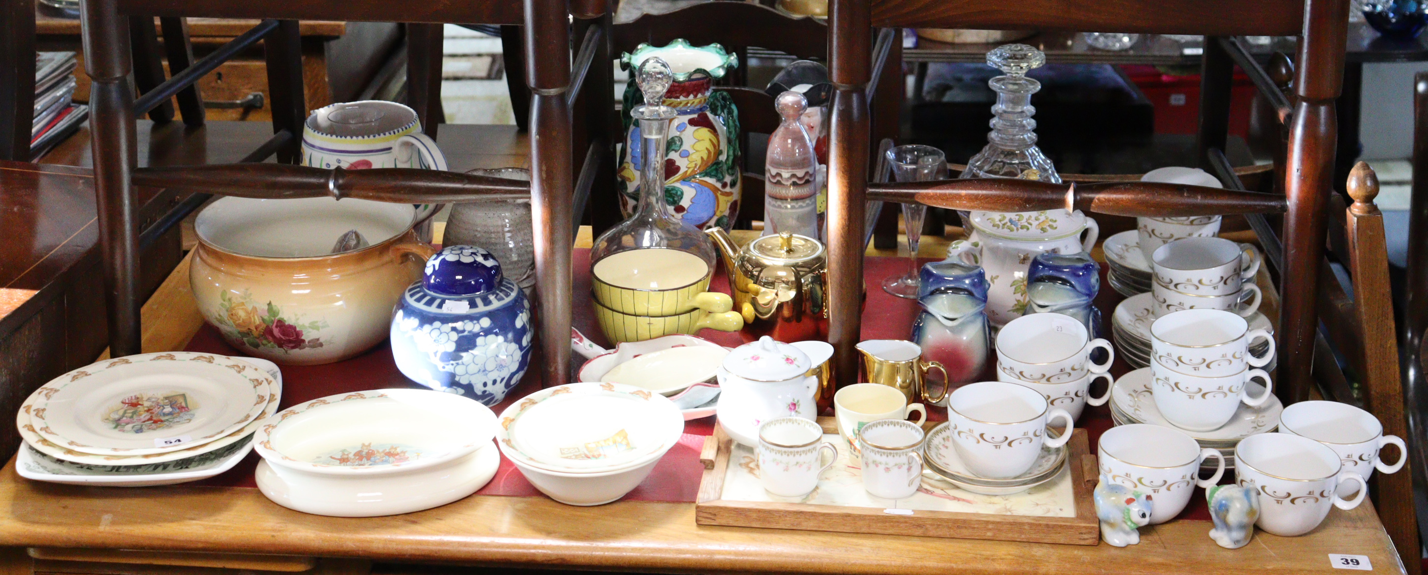 Various items of decorative china, pottery, & glassware, part w.a.f. - Image 2 of 7