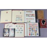 A collection of GB, Commonwealth, & foreign stamps, in 4 albums & a small stock-book; & two S.G.