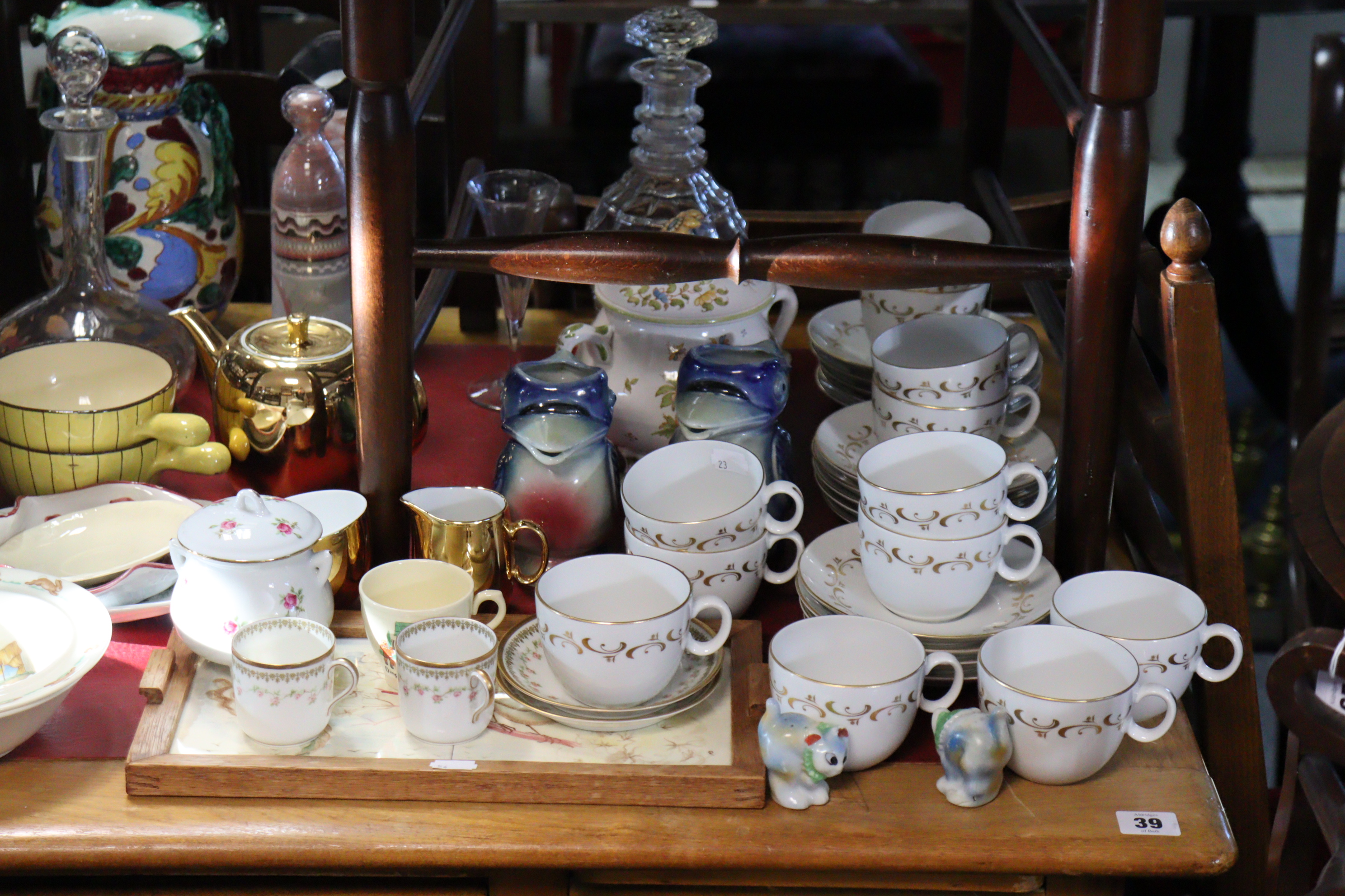 Various items of decorative china, pottery, & glassware, part w.a.f. - Image 3 of 7