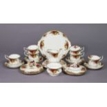 A collection of 25 items of Royal Albert Old Country Roses teaware, etc.