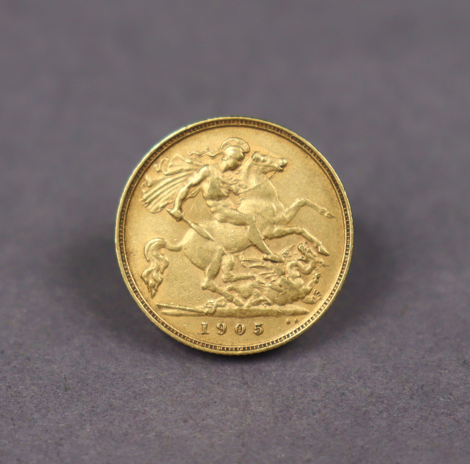 An Edwardian Half-Sovereign, 1905