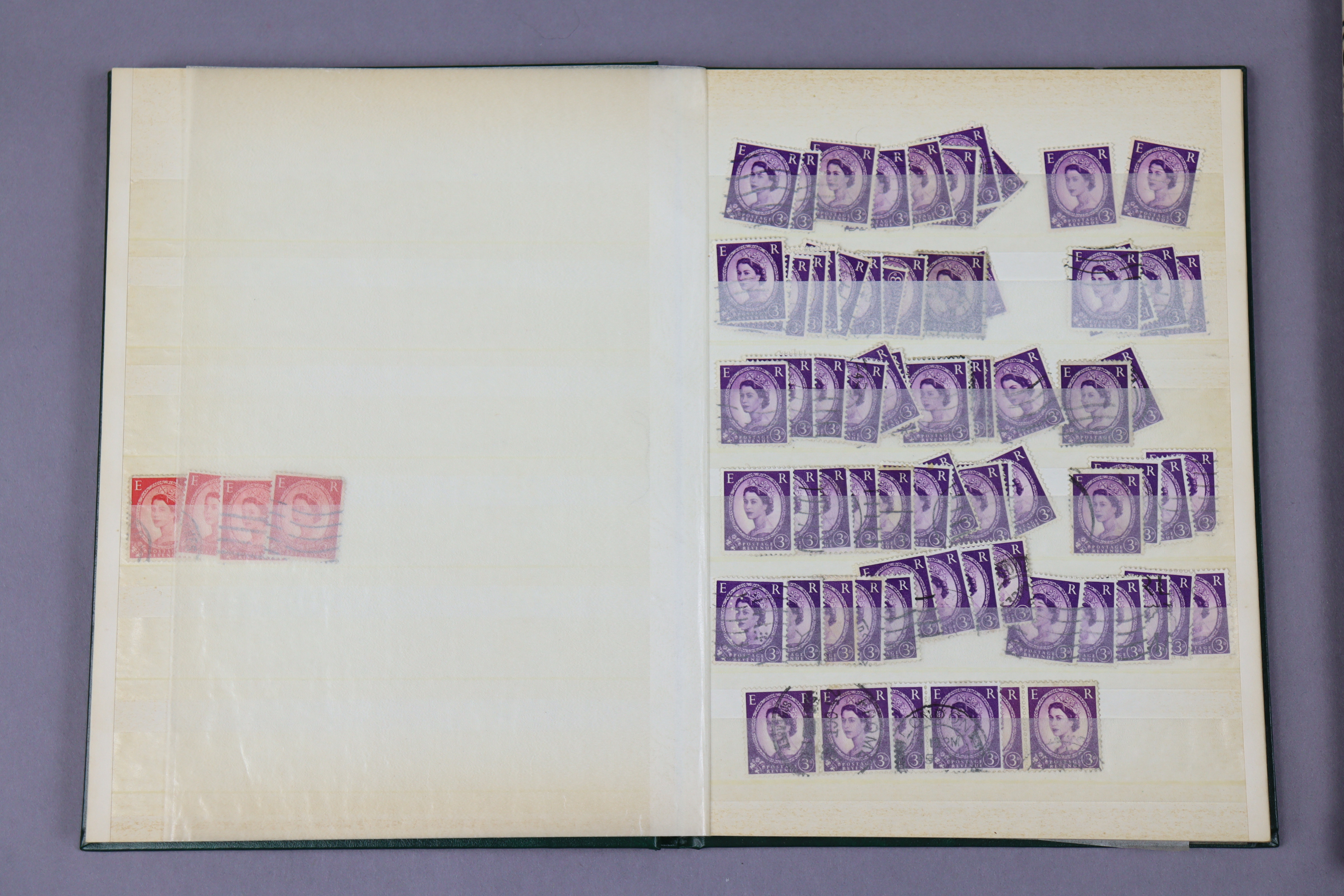 A small collection of GB & foreign stamps in 3 small albums. - Image 3 of 7