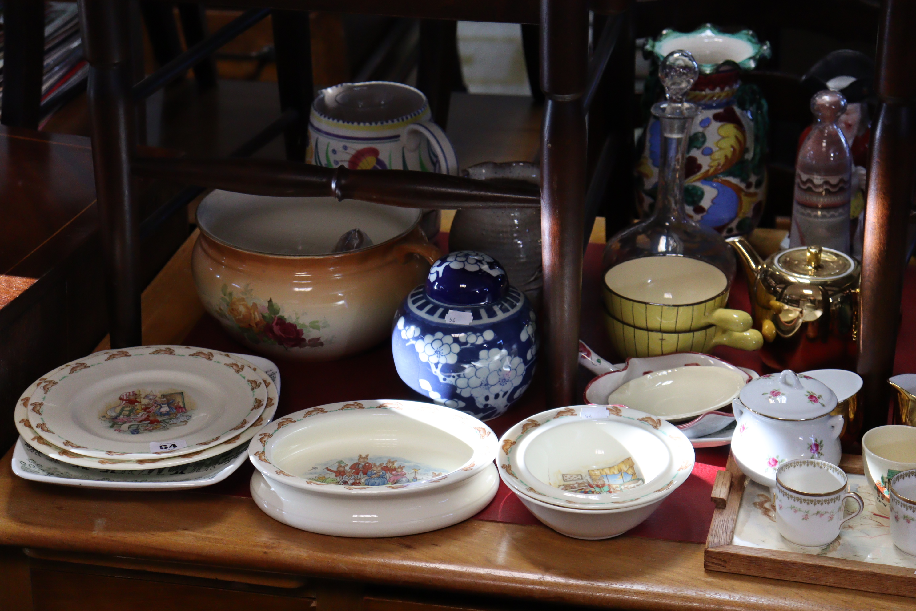 Various items of decorative china, pottery, & glassware, part w.a.f. - Image 4 of 7