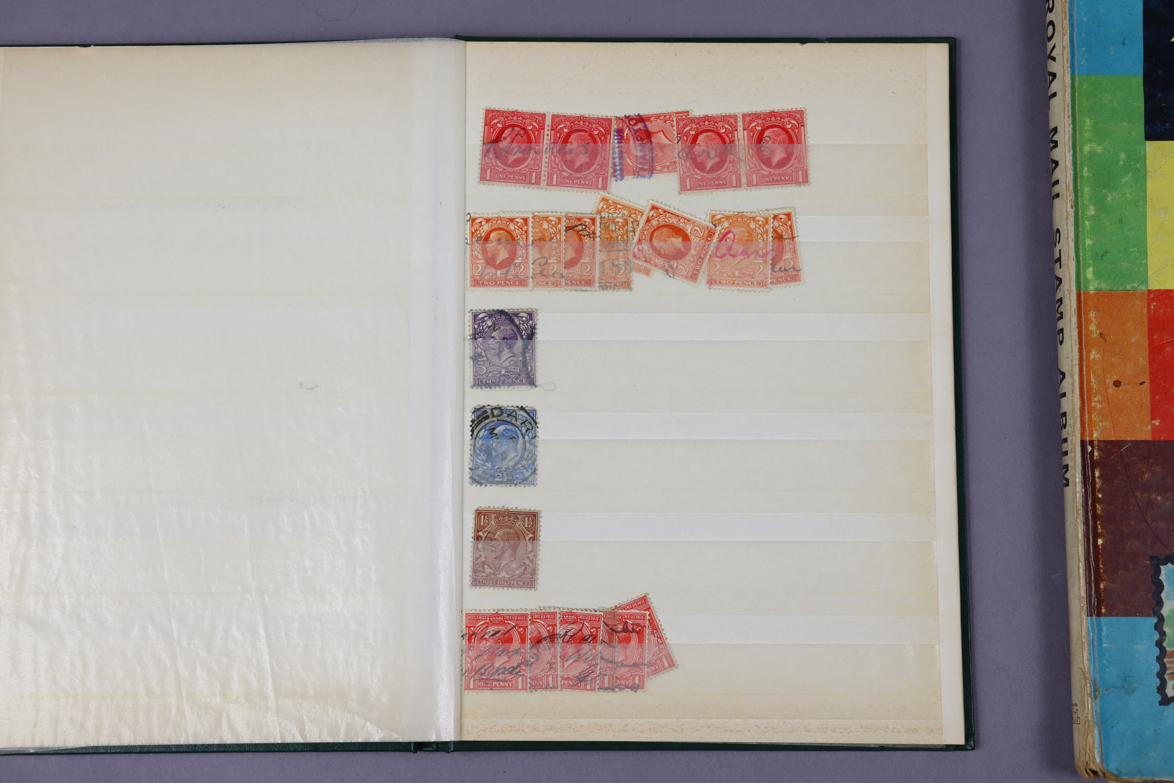A small collection of GB & foreign stamps in 3 small albums. - Image 4 of 7