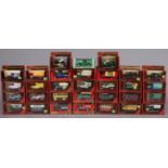 Thirty-one Matchbox “Models of Yesteryear” scale model vehicles, each with window box.