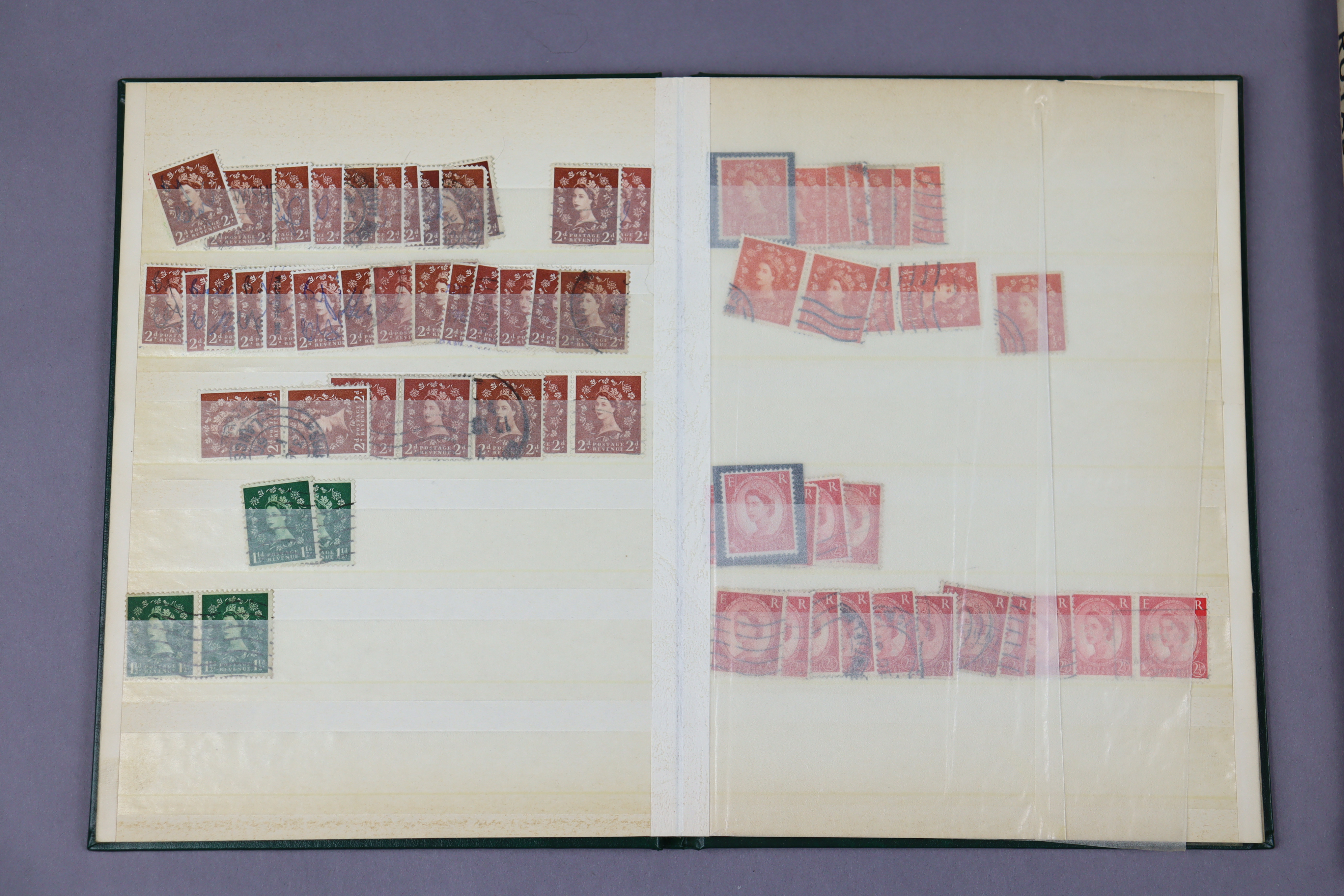 A small collection of GB & foreign stamps in 3 small albums. - Image 2 of 7