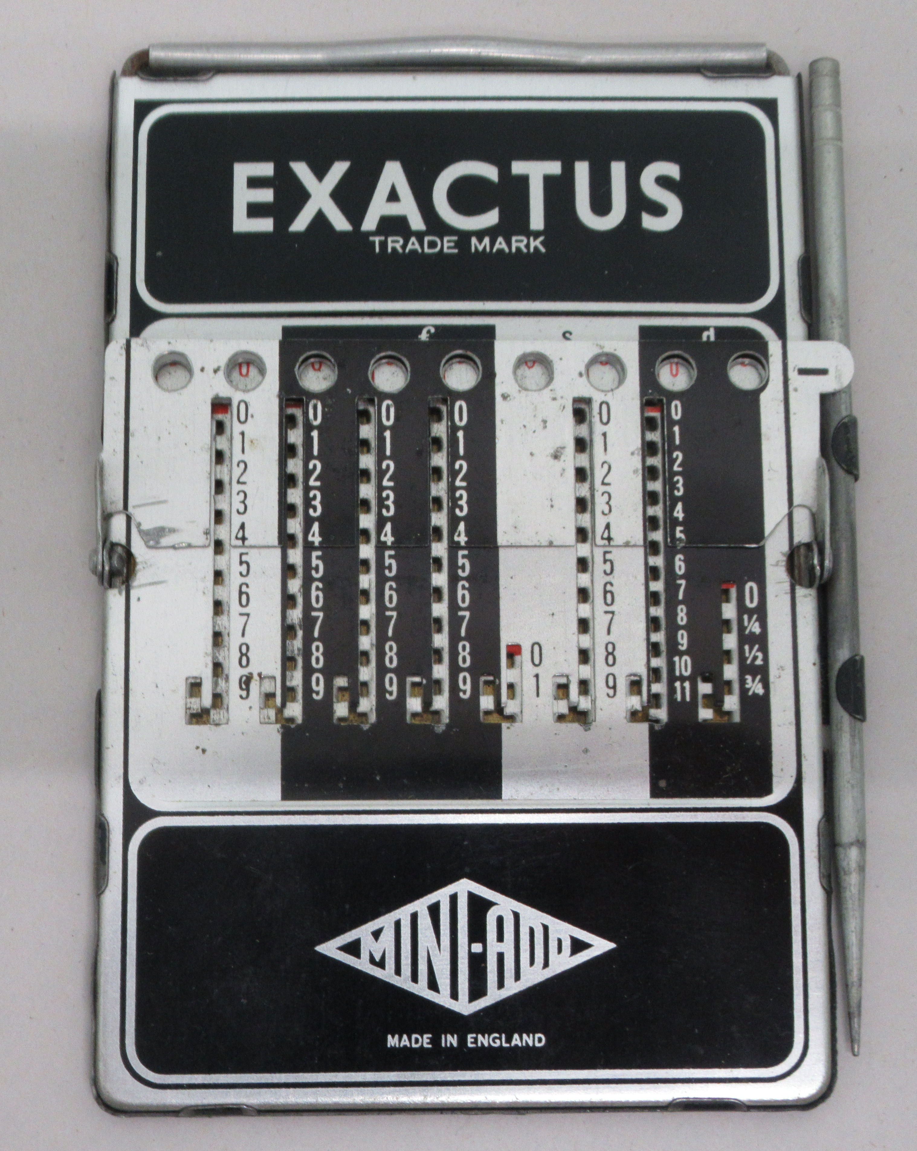 Three 1960s Produx mechanical calculators; and an Exactus Mini-Add - Image 3 of 5