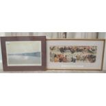 M Beresford-Williams - 'Dart Sunset'  Limited Edition print 39/75   bears a pencil inscription &