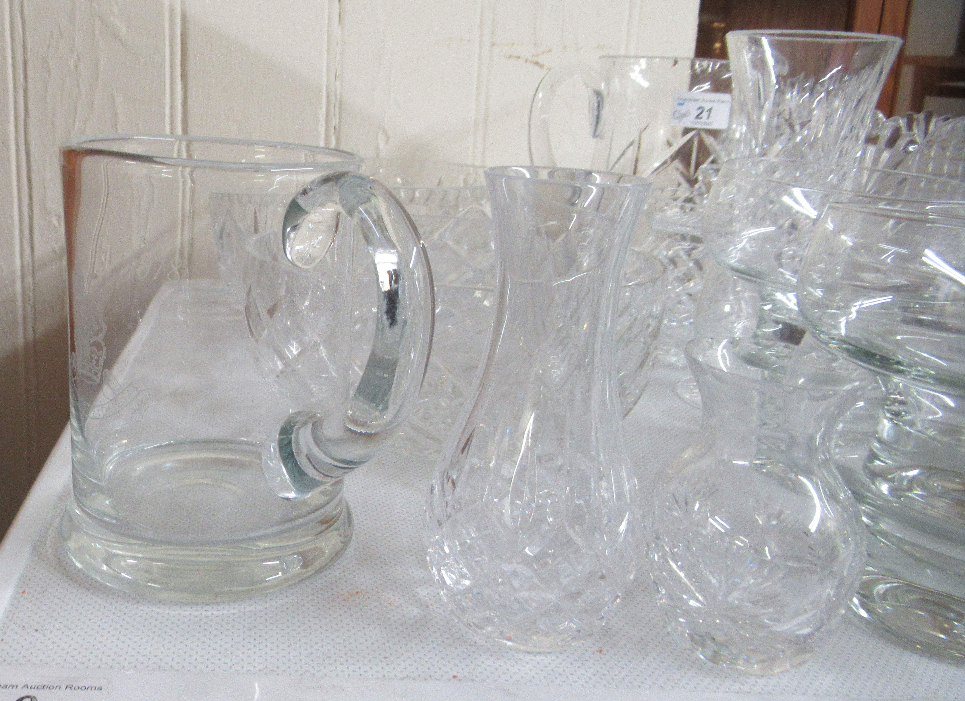 Domestic glassware: to include fruit bowls  largest 18"dia - Image 2 of 4