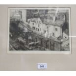 After Phyllis Dodd - 'Northgate Terrace, Chester'  print  bears a pencil signature & dated 1926