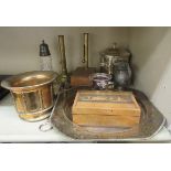 A mixed lot: to include a 19thC bronze mortar  5.5"dia