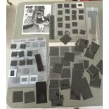 Photographic negatives, various subjects: to include artists at work in a studio, The Beatles and