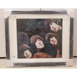 A photographic print 'The Beatles'  13" x 12"  framed