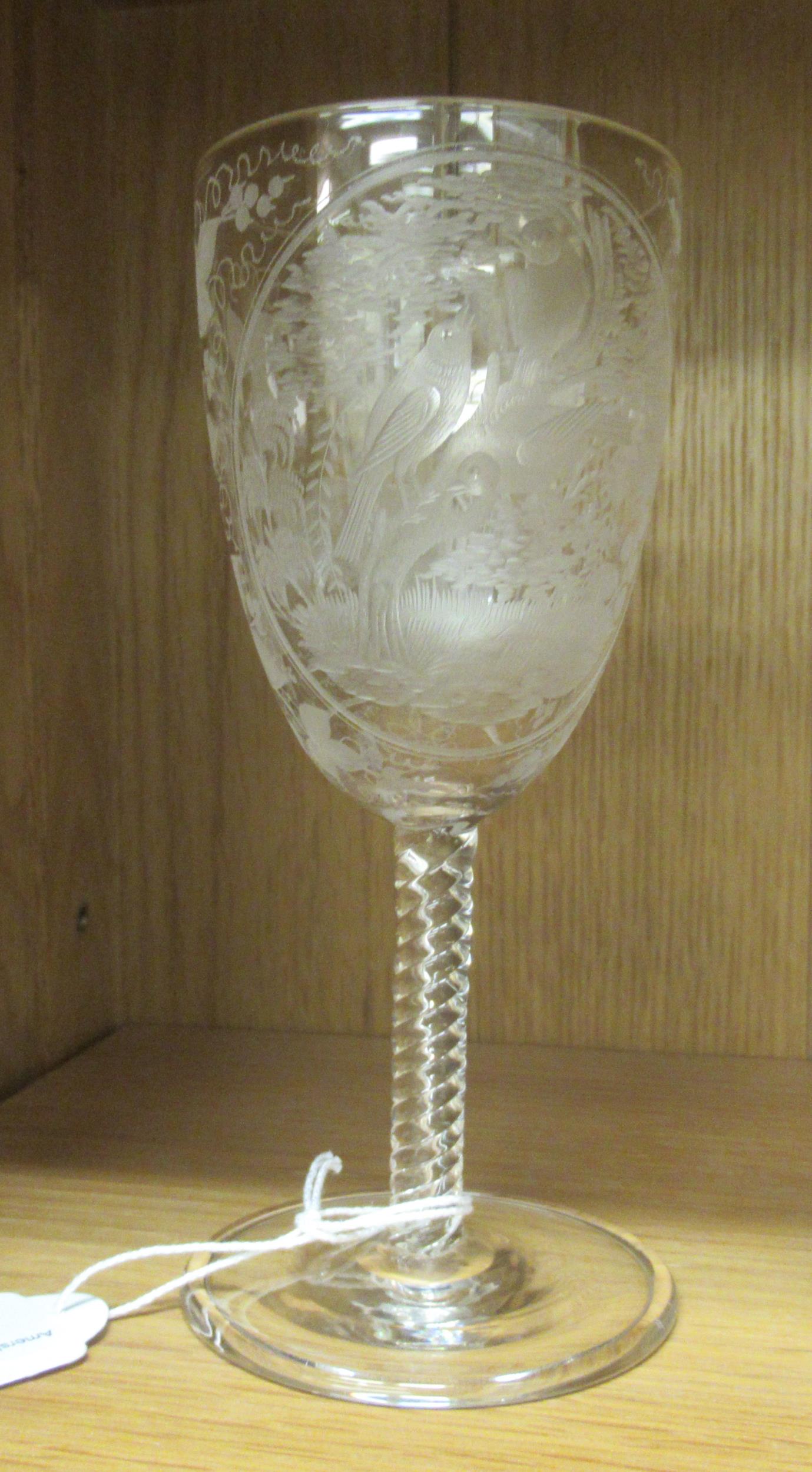 Glassware: to include a Verlys of France soap dish, surmounted by a duck  4"h - Image 5 of 5
