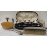 Silver collectables: to include dressing table items  mixed marks