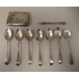 Silver collectables: to include Georgian and later teaspoons  mixed marks