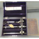 An early/mid 20thC Planimeter, model no. 1259 by G Coradi, Zurich  cased