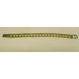 A 9ct gold 'chunky' multi-link bracelet