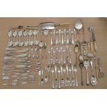 Silver plated cutlery and flatware