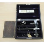 An early/mid 20thC Planimeter, model no. 1259 by G Coradi, Zurich  cased