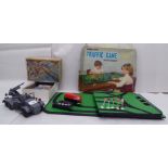 A 1951 EFROC Ltd Festival of Britain puzzle 'The South Bank'  boxed; a Miniflex Highway Patrol