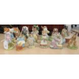 Beswick china Beatrix Potter figures: to include 'Foxy Whiskered Gentleman'  5"h