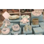 Chessell pottery Isle of Wight ornaments  mainly boxed