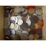 Uncollated coins: to include Malaysian, Korean, Columbian and others