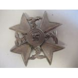 A German Luftwaffe Silver Cross  stamped B&N over L (Please Note: this lot is subject to the