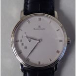 A May 2003 Blancpain Villeret 18ct white gold cased wristwatch, model 4040-1542-55, the hand wound