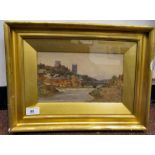 Wilfred Ball - 'The River Wear, Durham'  watercolour  bears a signature & dated '95  6" x 10"