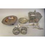 A mixed lot: to include silver plate, white metal and other collectables  mixed marks