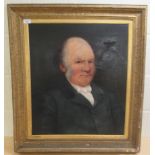 Edwardian British School - a portrait of one Henry P Smith  oil on canvas  bears initials & text
